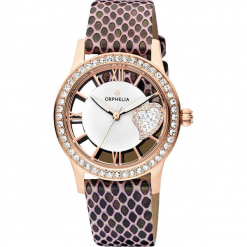 Zegarek kwarcowy w kolorze brązowo-różowozłotym. Brązowe, analogowe zegarki damskie Esprit Watches, ze stali. W wyprzedaży za 227,95 zł.