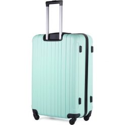 ŚREDNIA WALIZKA PODRÓŻNA M ABS LIGHT GREEN. Zielone walizki Solier, bez wzorów, z gumy. Za 149,00 zł.
