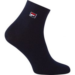 Skarpetki ponad kostę Fila 3 pary F9303-321. Niebieskie skarpetki damskie Fila, bez wzorów. Za 34,99 zł.