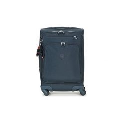 Walizki miękkie Kipling YOURI SPIN 55. Niebieskie walizki marki Kipling. Za 591,20 zł.
