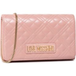 Torebka LOVE MOSCHINO - JC4247PP0AKA0601 Cipria. Różowe torebki klasyczne damskie Love Moschino, bez wzorów, ze skóry ekologicznej, eleganckie, bez dodatków. Za 489,00 zł.