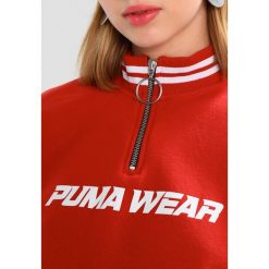 Bluzy damskie: Puma HIGH NECK CROPPED Bluza ketchup