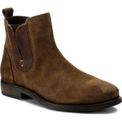 Botki SERGIO BARDI - Acerenza FW127276117KD 205. Brązowe botki damskie na obcasie marki Sergio Bardi, z materiału. W wyprzedaży za 209,00 zł.