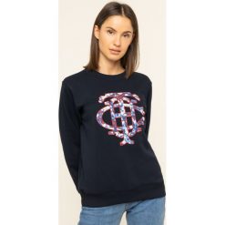 Bluza TOMMY HILFIGER Shelly C-Nk WW0WW26691. Niebieskie bluzy damskie TOMMY HILFIGER, s, bez wzorów, z bawełny, bez rękawów, bez kaptura. W wyprzedaży za 389,00 zł.
