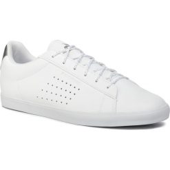 Tenisówki LE COQ SPORTIF - Agate Premium 1920235 Optical White/Old Silver. Białe trampki i tenisówki damskie le coq sportif, bez wzorów, z gumy, bez zapięcia. W wyprzedaży za 199,00 zł.
