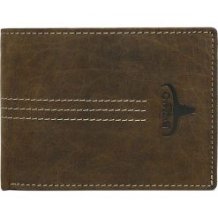 Portfel męski skórzany Buffalo Wild N992-H-3. Pomarańczowe portfele męskie BUFFALO WILD, bez wzorów, ze skóry. Za 59,90 zł.