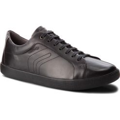 Sneakersy GEOX - U JHARROD A U845MA 00043 C9999 Black. Czarne sneakersy męskie Geox, na co dzień, bez wzorów, ze skóry, bez zapięcia. W wyprzedaży za 259,00 zł.