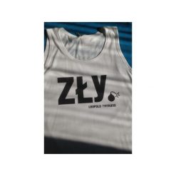 Podkoszulek "Zły". Białe podkoszulki męskie marki Kurdemol, xxl, z dresówki. Za 59,00 zł.