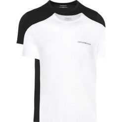 Emporio Armani 2-pack Dolna koszulka Czarny Biały. Czarne koszulki męskie Emporio Armani, xl, bez wzorów, z elastanu, bez kołnierzyka, bez rękawów. Za 219,95 zł.