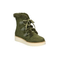 Śniegowce MTNG 58556. Zielone buty zimowe damskie mtng. Za 263,62 zł.
