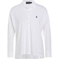 Polo Ralph Lauren DRAPEY Koszulka polo white. Białe bralety marki Polo Ralph Lauren, l, z bawełny, polo. Za 549,00 zł.