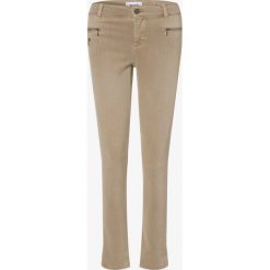 Angels - Jeansy damskie – Malu Zip, beżowy. Brązowe jeansy damskie Angels. Za 379,95 zł.