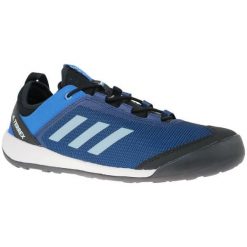 Adidas Terrex Swift Solo ac7886 42 Niebieskie. Niebieskie buty sportowe męskie marki Adidas, ze skóry, adidas terrex. W wyprzedaży za 249,99 zł.