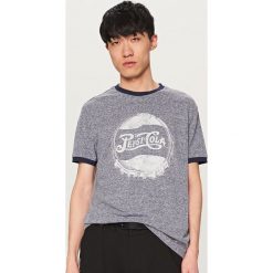 T-shirty męskie: T-shirt z nadrukiem pepsi-cola – Niebieski