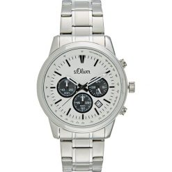 Biżuteria i zegarki: s.Oliver RED LABEL Zegarek chronograficzny silvercoloured