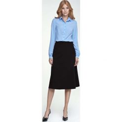 Czarna Spódnica Trapezowa Midi. Czarne spódniczki damskie Molly.pl, na co dzień, xl, bez wzorów, eleganckie, midi, trapezowe. Za 99,90 zł.