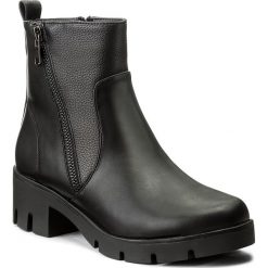 Botki JENNY FAIRY - WAB-1511-R06 Czarny. Czarne buty zimowe damskie marki Jenny Fairy, ze skóry ekologicznej, na obcasie. Za 119,99 zł.