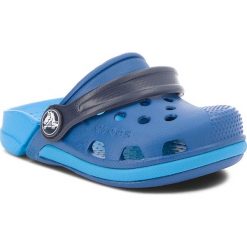 Sandały chłopięce: Klapki CROCS – Electro III Clog K 204991 Blue Jean/Ocean