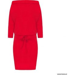 Sukienka kimono komin luźna góra czerwona. Czerwone kominy damskie Pakamera, z bawełny. Za 89,00 zł.