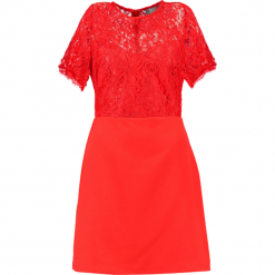 Sukienki: Oasis BODICE SHIFT DRESS Sukienka koktajlowa red orange