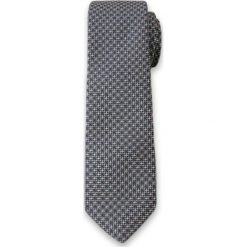 Męski Krawat w Drobny Wzór Geometryczny - 6cm- Alites, Szaro-Różowy KRALTS0090. Szare krawaty męskie Alties, w geometryczne wzory, z tkaniny, eleganckie. Za 39,00 zł.
