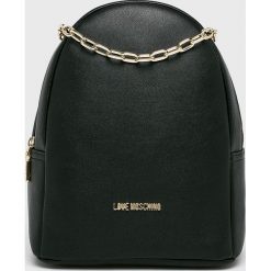 Love Moschino - Plecak. Czarne plecaki damskie marki Love Moschino, z materiału. Za 699,90 zł.