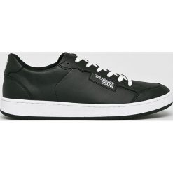Trussardi Jeans - Buty. Czarne sneakersy męskie Trussardi Jeans, z okrągłym noskiem, na sznurówki. W wyprzedaży za 249,90 zł.