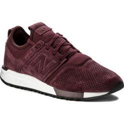Sneakersy NEW BALANCE - MRL247LR Bordowy. Czerwone sneakersy męskie New Balance, na co dzień, bez wzorów, ze skóry, eleganckie, bez zapięcia. W wyprzedaży za 289,00 zł.