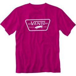 Vans Koszulka Męska Mn Full Patch Jazzy/White M. Białe koszulki męskie marki Vans, m, bez wzorów, z materiału, klasyczne, z klasycznym kołnierzykiem, z krótkim rękawem, krótkie. W wyprzedaży za 85,00 zł.