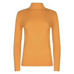 Vero Moda Damski Sweter Blaze Ls Funnelneck Bluzka Autumn Blaze (Rozmiar L). Pomarańczowe bluzki damskie marki Vero Moda, l, ze stojącym kołnierzykiem. W wyprzedaży za 106,00 zł.