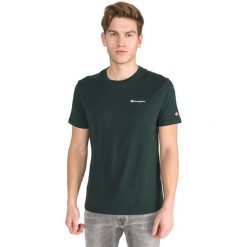 Champion Koszulka Zielony. Zielone podkoszulki męskie Champion, l, z bawełny. Za 100,95 zł.