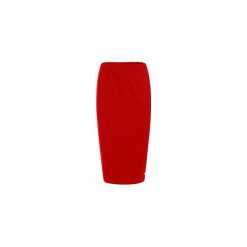 CZERWONA SPÓDNICA OŁÓWKOWA BASIC. Czerwone spódnice wieczorowe Bien fashion, xs, z gumy, midi, dopasowane. Za 69,00 zł.