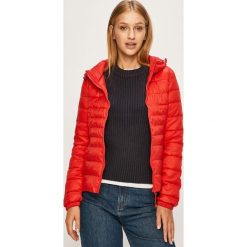 Only - Kurtka. Czerwone kurtki damskie ONLY, s, bez wzorów, z poliesteru, krótkie, bez kaptura. Za 219,90 zł.
