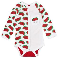 Garnamama Body Dziecięce Z Melonami 62 Biały/Czerwony. Czerwone body niemowlęce Garnamama, bez wzorów, bez rękawów. Za 35,00 zł.