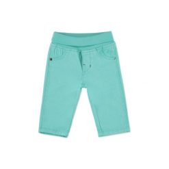 ESPRIT Boys Spodnie aqua green. Zielone spodnie chłopięce marki Esprit, z bawełny. Za 69,00 zł.