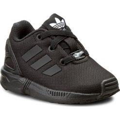 Buty adidas - Zx Flux El I AF6260 Cblack/Cblack/Cblack. Czarne półbuty dziewczęce Adidas, na sznurówki. W wyprzedaży za 169,00 zł.
