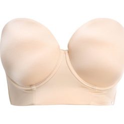 Biustonosze bardotka: Ultimo FULLER BUST LOW BACK STRAPLESS Biustonosz bardotka nude