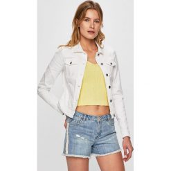 Only - Kurtka. Białe kurtki damskie ONLY, bez wzorów, z elastanu, krótkie. Za 169,90 zł.