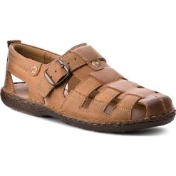 Sandały męskie: Sandały LASOCKI FOR MEN – MI08-448-51-01 Camel