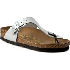 Chodaki damskie: Japonki BIRKENSTOCK - Gizeh 0043851 Silver
