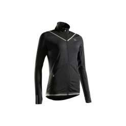 Bluza do biegania KIPRUN WARM damska. Czarne bluzy damskie KALENJI, bez wzorów, z elastanu, bez rękawów, bez kaptura. Za 99,99 zł.