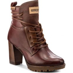 Botki PIKOLINOS - W7M-8909 Arcilla. Czerwone buty zimowe damskie Pikolinos, z materiału, na obcasie. W wyprzedaży za 399,00 zł.
