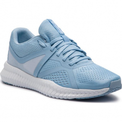 Buty Reebok - Flexagon Fit DV4127 Denim Glove/White. Niebieskie buty sportowe damskie Reebok, bez wzorów, z tworzywa sztucznego, sportowe, na fitness i siłownię. W wyprzedaży za 189,00 zł.