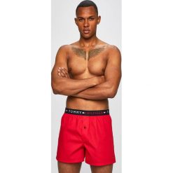 Tommy Hilfiger - Bokserki. Niebieskie bokserki męskie TOMMY HILFIGER, bez wzorów, z bawełny. W wyprzedaży za 69,90 zł.