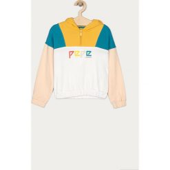 Pepe Jeans - Bluza dziecięca Eriko 128-176 cm. Bluzy dziewczęce Pepe Jeans, z nadrukiem, z bawełny, bez rękawów, z kapturem. Za 259,90 zł.