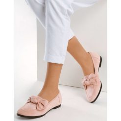 Różowe Mokasyny Bowknot. Różowe mokasyny damskie Born2be. Za 59,99 zł.