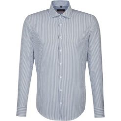 Koszule męskie na spinki: Koszula – Slim fit – w kolorze biało-niebieskim