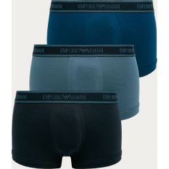 Emporio Armani - Bokserki (3-pack). Czarne bokserki męskie Emporio Armani, bez wzorów, z elastanu. Za 219,90 zł.