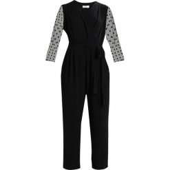 Kombinezony damskie: Wallis Petite DOBBY SLEEVE Kombinezon black