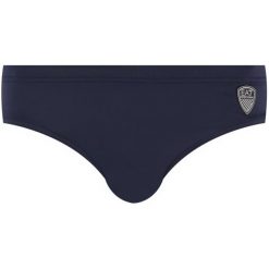 Kąpielówki EA7 Emporio Armani 901005 0P700 6935. Niebieskie kąpielówki męskie EA7 Emporio Armani, m, bez wzorów, z elastanu. W wyprzedaży za 169,00 zł.